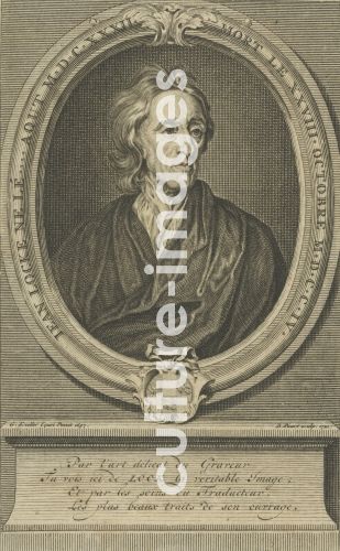 Bernard Picart, Porträt des Philosophen John Locke (1632-1704)