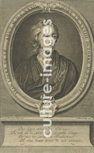 Bernard Picart, Porträt des Philosophen John Locke (1632-1704) Bernard Picart, Porträt des Philosophen John Locke (1632-1704)