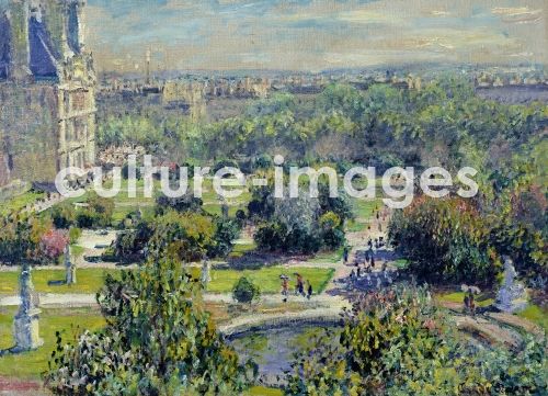 Claude Monet, Der Jardin des Tuileries Claude Monet, Der Jardin des Tuileries