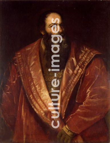 Tizian, Porträt von Pietro Aretino