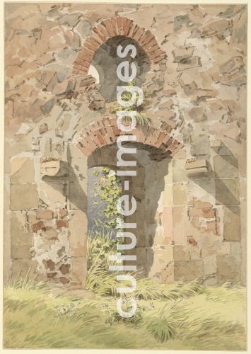 Caspar David Friedrich, Die Klosterruine Heilig Kreuz, Meissen Caspar David Friedrich, Die Klosterruine Heilig Kreuz, Meissen