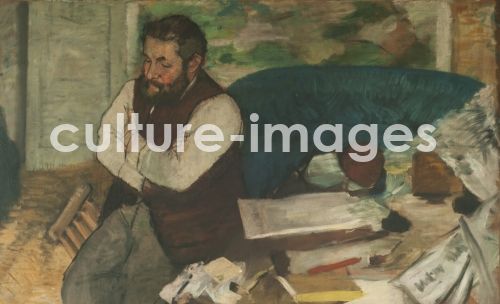 Edgar Degas, Porträt von Diego Martelli