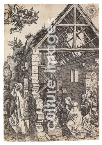 Albrecht Dürer, Die Geburt Christi, aus dem "Marienleben"