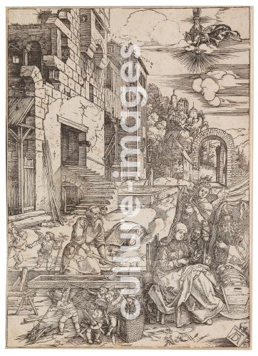 Albrecht Dürer, Aufenthalt in Ägypten, aus dem Marienleben