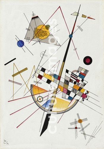 Wassily Wassiljewitsch Kandinsky, Zarte Spannung. Nr. 85 Wassily Wassiljewitsch Kandinsky, Zarte Spannung. Nr. 85