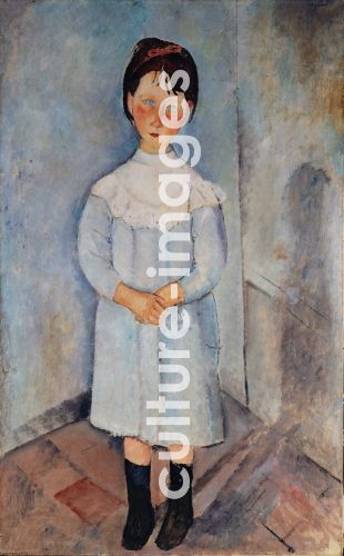Amedeo Modigliani, Fillette en bleu Amedeo Modigliani, Fillette en bleu