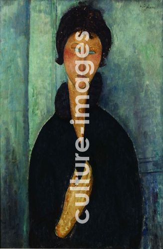 Amedeo Modigliani, Frau mit blauen Augen (Femme aux yeux bleus)