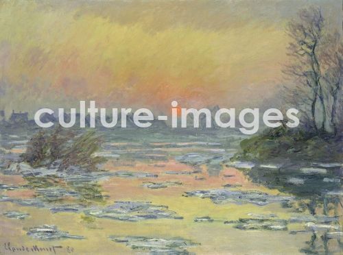 Claude Monet, Coucher de Soleil sur la Seine (Sonnenuntergang an der Seine) Claude Monet, Coucher de Soleil sur la Seine (Sonnenuntergang an der Seine)