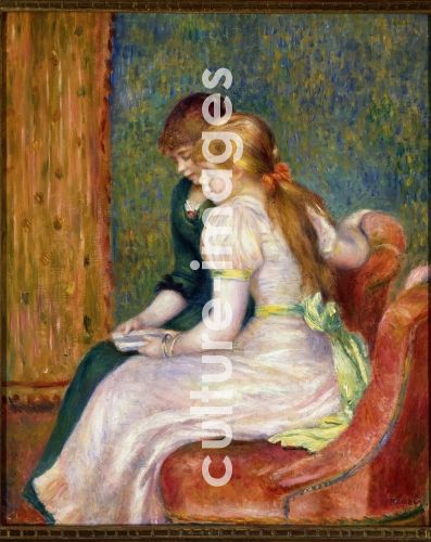 Pierre Auguste Renoir, Jeunes filles lisant (Zwei lesende Mädchen)
