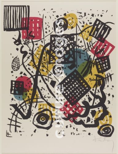 Wassily Wassiljewitsch Kandinsky, Kleine Welten V Wassily Wassiljewitsch Kandinsky, Kleine Welten V