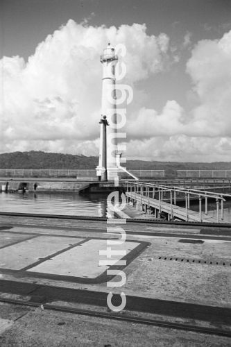 Panama, Kanal, Schleuse. Aus der Panama, Kanal, Schleuse. Aus der