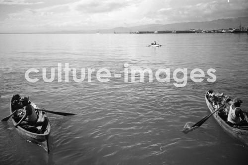 Jamaica, Kingston, Karibik, Holzboote. Aus Jamaica, Kingston, Karibik, Holzboote. Aus