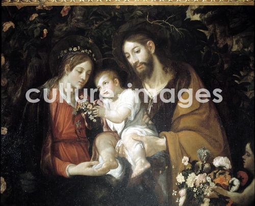 JUAN DE LAS ROELAS. Die Heilige Familie JUAN DE LAS ROELAS. Die Heilige Familie
