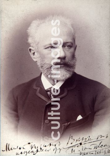 Porträt des Komponisten Pjotr I. Tschaikowski (1840-1893) Porträt des Komponisten Pjotr I. Tschaikowski (1840-1893)