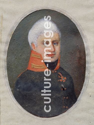 Russischer Meister, Porträt des Dichters Anton A. Delwig (1798-1831), Russischer Meister