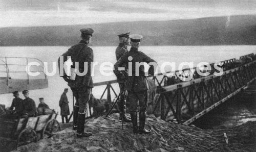 Army crossing Danube River