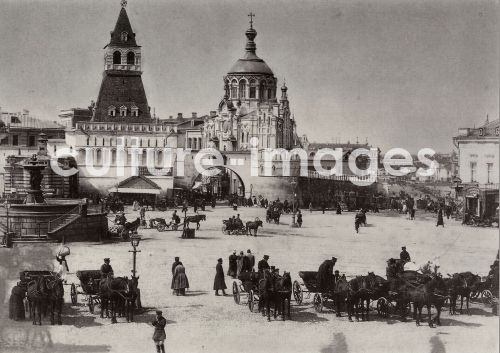Der Lubjanka-Platz in Moskau