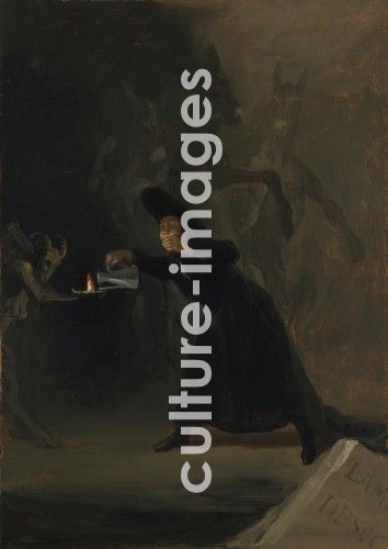 Francisco Goya, Eine Szene aus El Hechizado por Fuerza by Antonio de Zamora