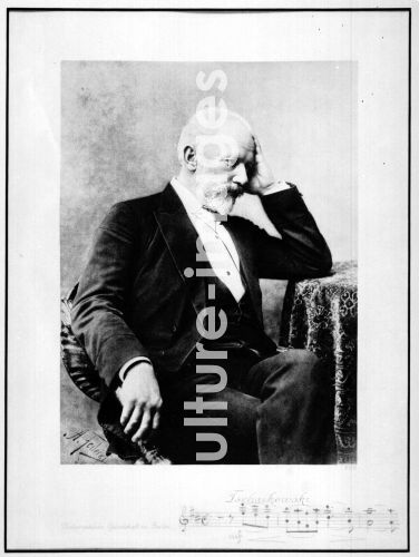Porträt des Komponisten Pjotr I. Tschaikowski (1840-1893) Porträt des Komponisten Pjotr I. Tschaikowski (1840-1893)