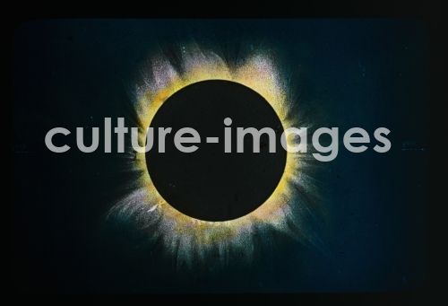 Solar corona during a solar eclipse