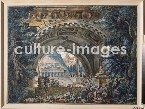 Russischer Meister, Arch. Stage design for a theatre play
