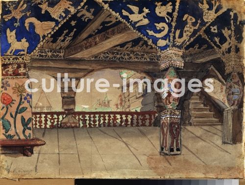 Viktor Michailowitsch Wasnezow, Stage design for the theatre play Snow Maiden by A. Ostrovsky
