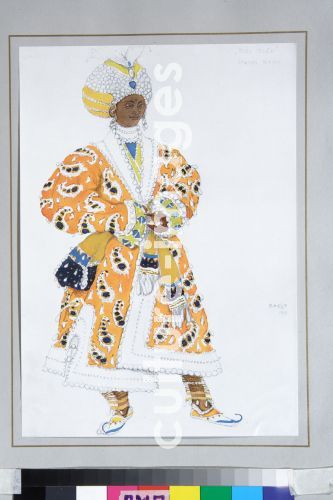 Léon Bakst, Costume design for Vaslav Nijinsky in the Ballet Blue God by R. Hahn