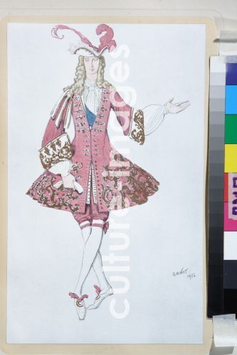 Léon Bakst, Page de la princesse. Costume design for the ballet Sleeping Beauty by P. Tchaikovsky