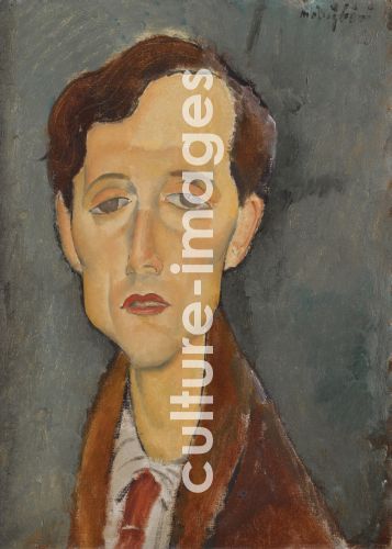Amedeo Modigliani, Portrait of Frans Hellens