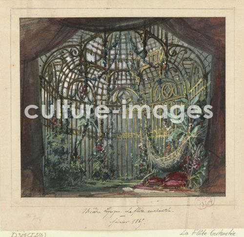 Philippe Chaperon, Stage design for the opera Die Zauberflöte by Wolfgang Amadeus Mozart, Théâtre Lyrique in Paris