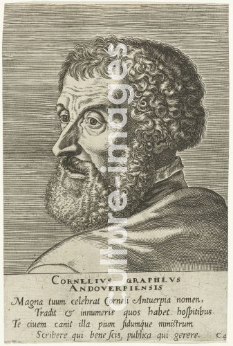 Philipp Galle, Portrait of Cornelius Grapheus (1482-1558)