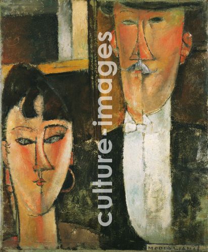 Amedeo Modigliani, Bride and Groom Amedeo Modigliani, Bride and Groom