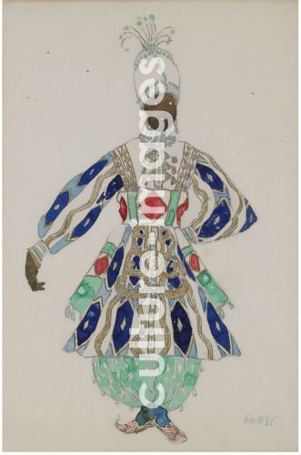 Léon Bakst, Costume design for the revue Aladin, or the Wonderful Lamp
