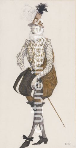 Léon Bakst, Costume design for the ballet Sleeping Beauty by P. Tchaikovsky