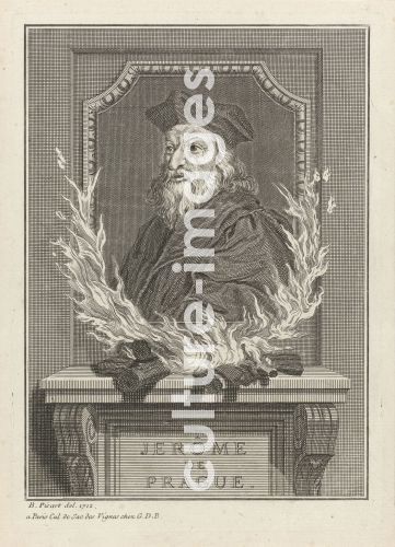 Bernard Picart, Portrait of Jerome of Prague Bernard Picart, Portrait of Jerome of Prague