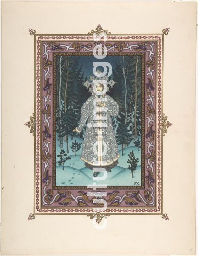 Boris Wassiliewitsch Sworykin, Illustration for the Fairy tale Snegurochka
