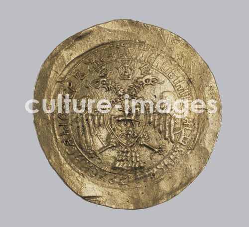 Gold coin of the Tsar Alexis I Mikhailovich of Russia