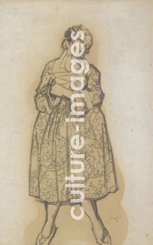 Léon Bakst, Costume design for the ballet Les femmes de bonne humeur (The Good-Humoured Ladies)