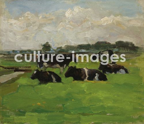 Piet Mondrian, Polder Landscape with Cows Piet Mondrian, Polder Landscape with Cows