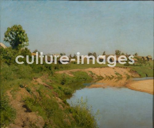 Isaak Iljitsch Lewitan, Village on the banks of the river