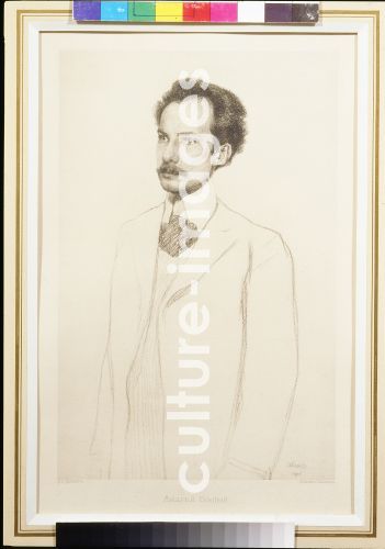 Léon Bakst, Portrait of the Poet Andrei Bely (1880-1934)