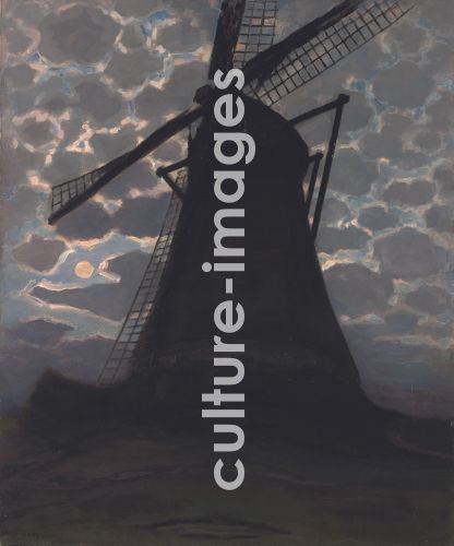 Piet Mondrian, Windmühle am Abend Piet Mondrian, Windmühle am Abend