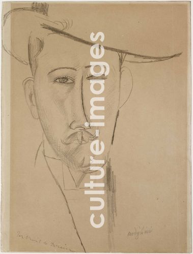 Amedeo Modigliani, Bildnis eines Mannes Amedeo Modigliani, Bildnis eines Mannes