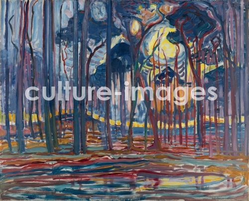 Piet Mondrian, Wald bei Oele Piet Mondrian, Wald bei Oele