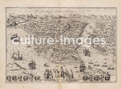 Georg Braun, Konstantinopel. Aus Civitates orbis terrarum Georg Braun, Konstantinopel. Aus Civitates orbis terrarum