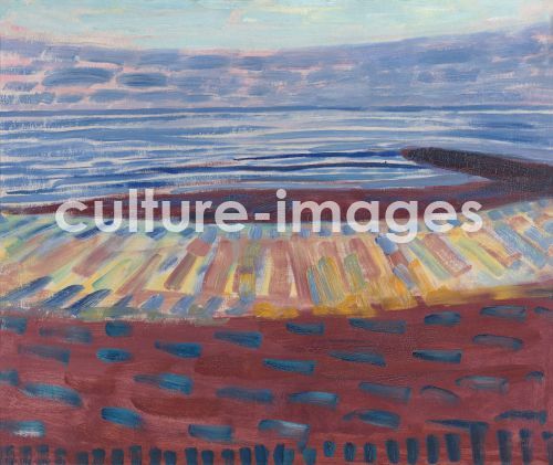 Piet Mondrian, Meer nach Sonnenuntergang Piet Mondrian, Meer nach Sonnenuntergang
