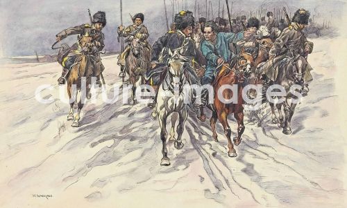 Nikolai Semjonowitsch Samokisch, The Russo-Japanese War: a detachment of Baikal Cossacks