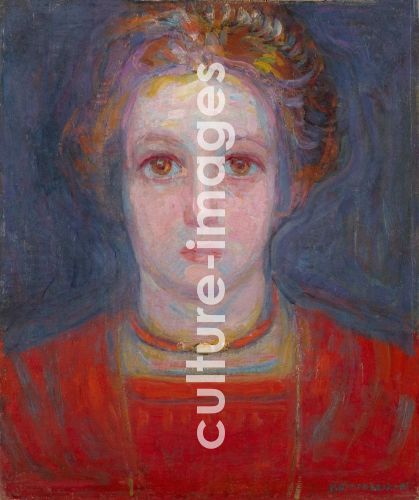 Piet Mondrian, Portrait of a Girl in Red Piet Mondrian, Portrait of a Girl in Red