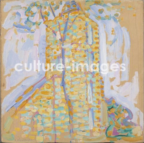 Piet Mondrian, Church at Domburg with Tree Piet Mondrian, Church at Domburg with Tree