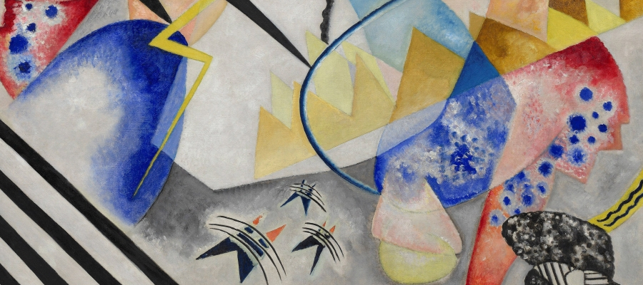 Weisses Zentrum (Ausschnitt), Wassily Kandinsky, 1921